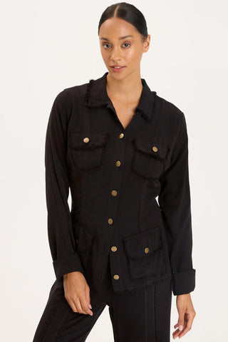 XCVI Twill Safari Jacket - Premium clothing at Lonnys NY - Just $88! Shop Womens clothing now 