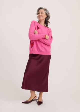 Zaket & Plover Intarsia Hearts Sweater