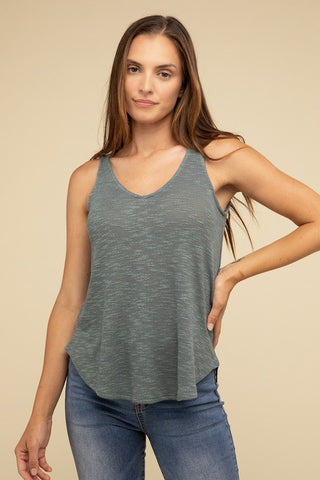 V Neck Cami Tank *Online Only* - Premium Shirts & Tops at Lonnys NY - Just $34! Shop Womens clothing now 