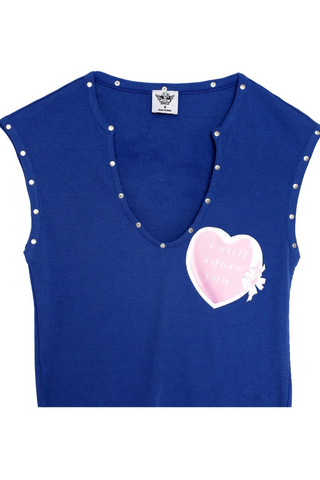 Boys Lie I Adore You Rebel Tank - Premium Shirts & Tops at Lonnys NY - Just $64! Shop Womens clothing now 