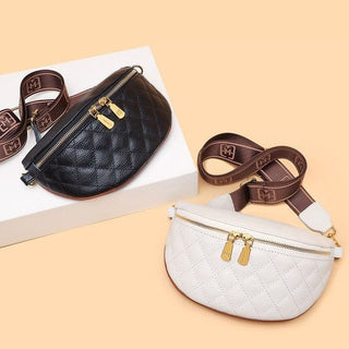 Myra Quilted Leather Crescent Sling Bag *Online Only* - Premium  from Aili's Corner - Just $62.50! Shop now 