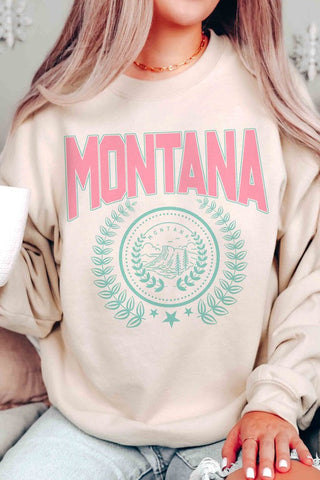 Montana State Wreath Graphic Sweatshirt  *Online Only* - Premium  from BLUME AND CO. - Just $66.63! Shop now 