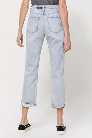 Relaxed Cuffed Straight Jeans *Online Only* - Premium clothing at Lonnys NY - Just $68! Shop Womens clothing now 