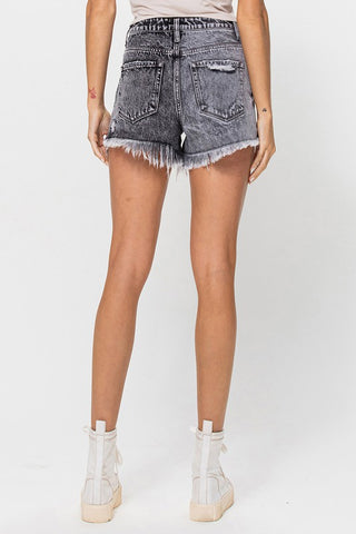 Super High Rise 2 Toned Shorts *Online Only* - Premium shorts at Lonnys NY - Just $60! Shop Womens clothing now 