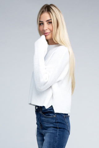 Mock Neck Sweater *Online Only* - Premium clothing at Lonnys NY - Just $35! Shop Womens clothing now 