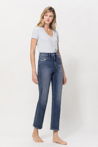 Distressed High Rise Ankle Jeans *Online Only* - Premium clothing at Lonnys NY - Just $80! Shop Womens clothing now 