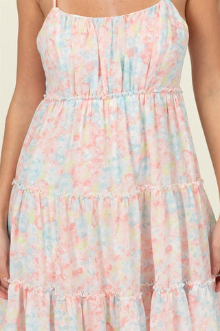 Flirty Floral Tie-Strap Midi Dress *Online Only* - Premium dresses at Lonnys NY - Just $60! Shop Womens clothing now 