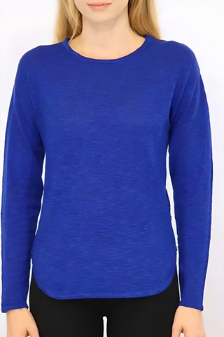 Lonnys Cotton Linen Long Sleeve Pullover - Premium Shirts & Tops from Lonnys NY - Just $110! Shop now 