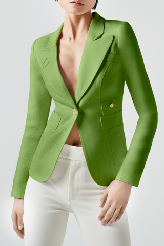 Smythe Linen Duchess Blazer - Premium Coats & Jackets at Lonnys NY - Just $725! Shop Womens clothing now 