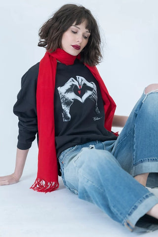 C Press Full Heart Cozy Sweatshirt