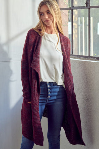 Chunky Knit Sweater Cardigan *Online Only* - Premium clothing at Lonnys NY - Just $60! Shop Womens clothing now 