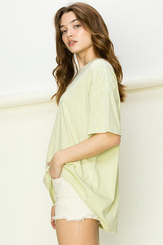 Dusty Love Oversized Fit Tee *Online Only* - Premium Shirts & Tops at Lonnys NY - Just $40! Shop Womens clothing now 