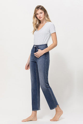 Distressed High Rise Ankle Jeans *Online Only* - Premium clothing at Lonnys NY - Just $80! Shop Womens clothing now 