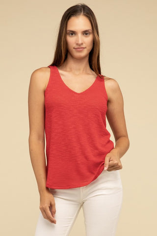 V Neck Cami Tank *Online Only* - Premium Shirts & Tops at Lonnys NY - Just $34! Shop Womens clothing now 