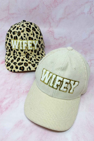 Wifey Corduroy Ball Cap *Online Only* - Premium hats from Ellison and Young - Just $40! Shop now 
