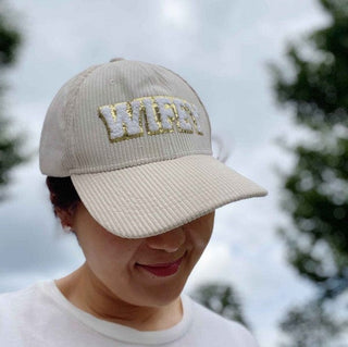 Wifey Corduroy Ball Cap *Online Only* - Premium hats from Ellison and Young - Just $40! Shop now 