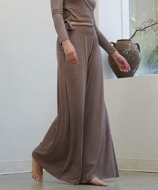 SMOCK ELASTIC WAIST MAXI PALAZZO  *Online Only* - Premium  from Fabina - Just $91! Shop now 