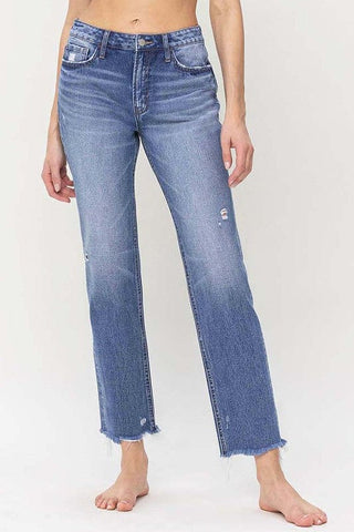 High Rise Straight Jeans *Online Only* - Premium  at Lonnys NY - Just $90! Shop Womens clothing now 