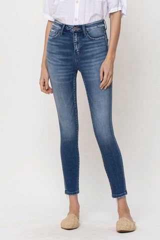 High Rise Crop Skinny *Online Only* - Premium  at Lonnys NY - Just $80! Shop Womens clothing now 