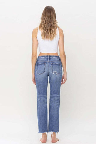 High Rise Straight Jeans *Online Only* - Premium  at Lonnys NY - Just $90! Shop Womens clothing now 