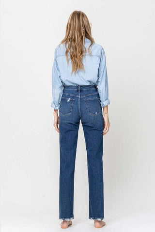 Super High Rise Straight Leg Jeans *Online Only* - Premium  at Lonnys NY - Just $90! Shop Womens clothing now 