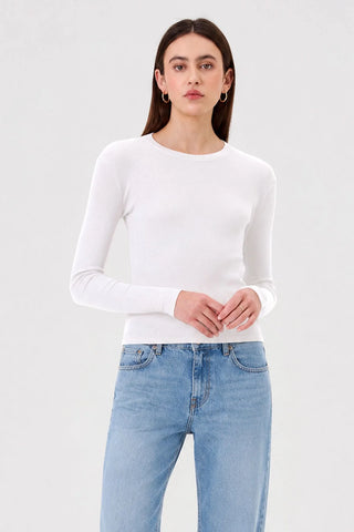 Goldie Lina Long Sleeve Ribbed Tee