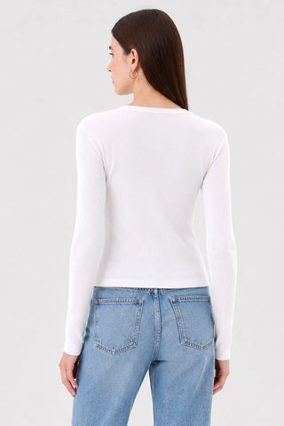 Goldie Lina Long Sleeve Ribbed Tee