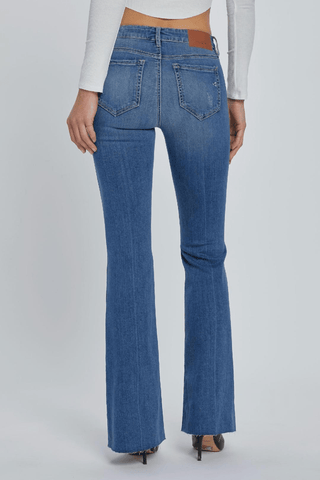 Hidden Jeans Happi Low Rise Flare Jeans - Premium Jeans at Lonnys NY - Just $88! Shop Womens clothing now 