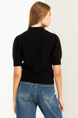 Lovely Embrace Puff Sleeve Sweater Top *Online Only* - Premium  from HYFVE - Just $50! Shop now 