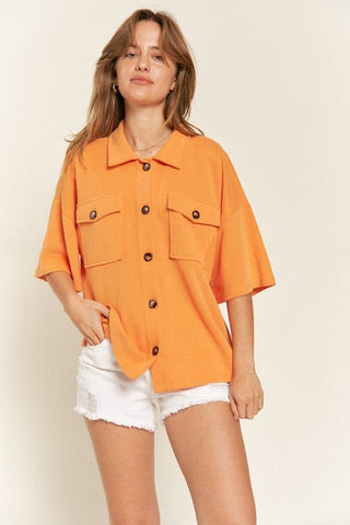 SMILE FACE BACK SHIRTS TOP  *Online Only* - Premium  at Lonnys NY - Just $75! Shop Womens clothing now 