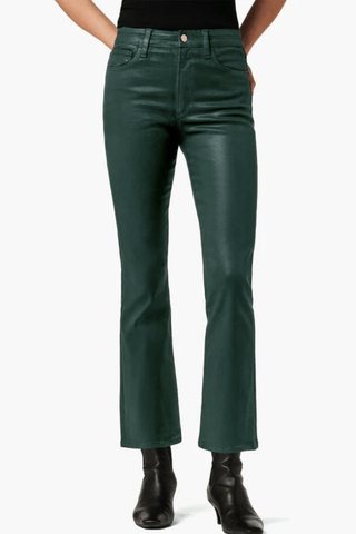Joe's Jeans The Callie High Rise Cropped Boot// Coated // Forest Green - Premium denim from Joe's Jeans - Just $218! Shop now 