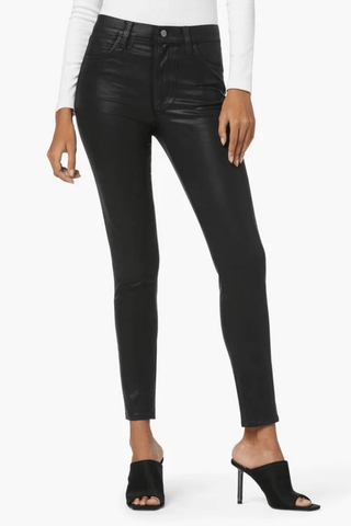 Joe's Jeans The Charlie - High rise skinny ankle// Coated // Black - Premium Jeans from Joe's Jeans - Just $198! Shop now 