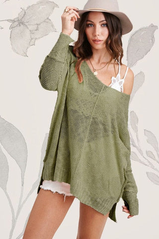 Taylor Sweater *Online Only* - Premium  at Lonnys NY - Just $47.08! Shop Womens clothing now 