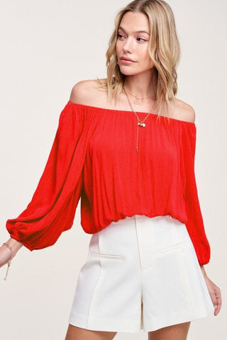 Jenna Top  *Online Only* - Premium Shirts & Tops from La Miel - Just $38.35! Shop now 