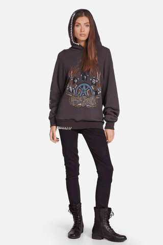 Lauren Moshi TRINA AEROSMITH TOUR Sweatshirt - Premium sweatshirt at Lonnys NY - Just $220! Shop Womens clothing now 
