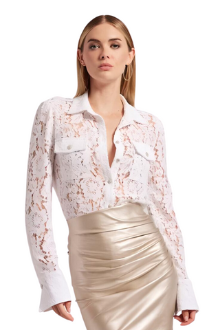 Generation Love Maisey Lace Shirt - Premium Shirts & Tops from Generation Love - Just $235! Shop now 
