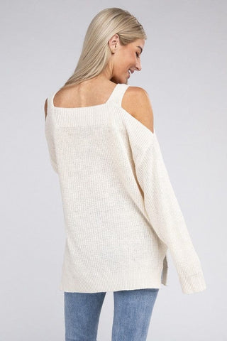 Off The  Shoulder Sweater *Online Only* - Premium  at Lonnys NY - Just $42! Shop Womens clothing now 