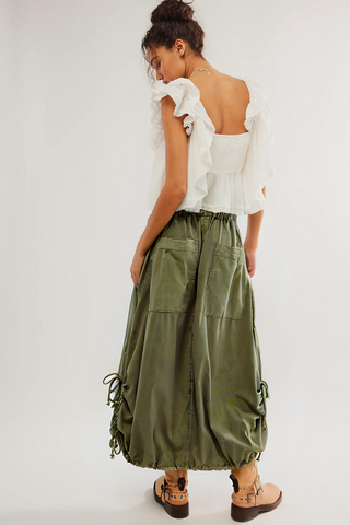 FREE PEOPLE Picture Perfect Parachute Skirt - Premium Skirts at Lonnys NY - Just $78! Shop Womens clothing now 