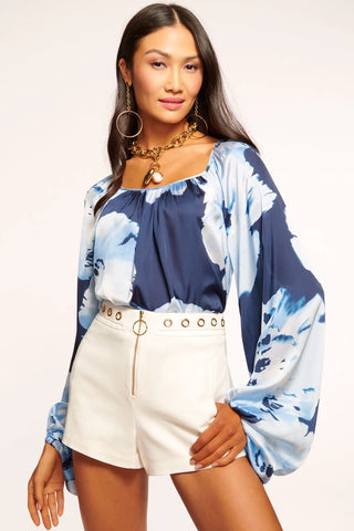 Ramy Brook Aria Billow Blouse - Premium Shirts & Tops at Lonnys NY - Just $385! Shop Womens clothing now 