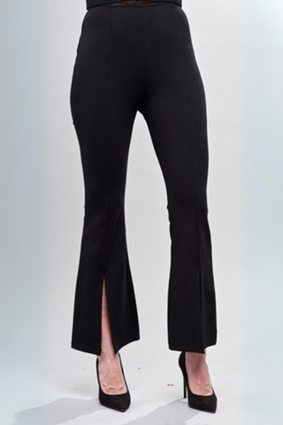 Insight Flared Vented Ponté Pants - Premium pants from INSIGHT - Just $105! Shop now 