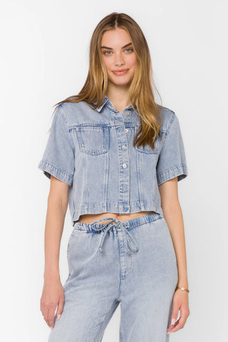 Velvet Heart Twinkle Denim Shirt