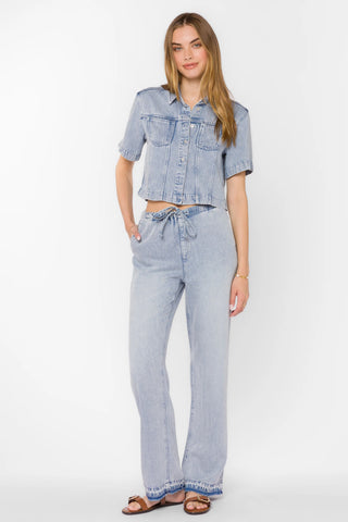 Velvet Heart Twinkle Denim Shirt