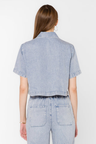 Velvet Heart Twinkle Denim Shirt