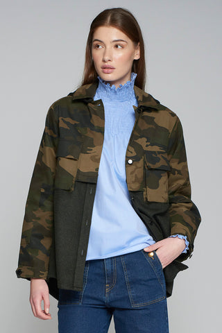 Vilagallo Aggie Camo Jacket - Premium clothing at Lonnys NY - Just $345! Shop Womens clothing now 