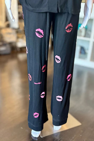 Lauren Moshi Waverly Mini Watercolor Lips Pajamas - Premium clothing at Lonnys NY - Just $178! Shop Womens clothing now 
